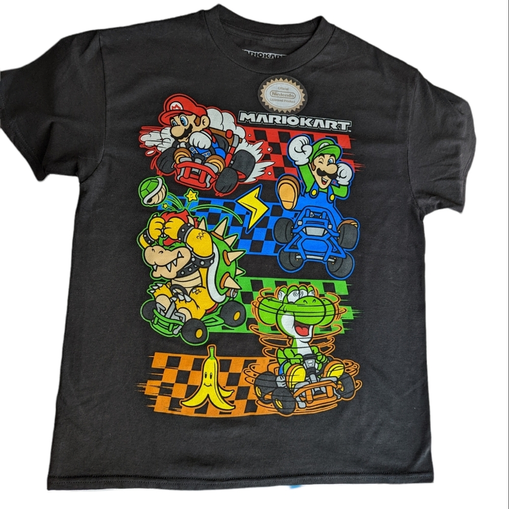 Kid's Nintendo Mario Kart Graphic Tee size Small
